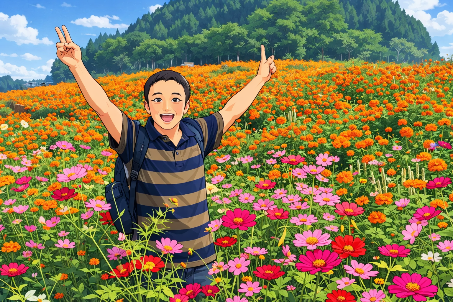 二次元爸爸形象